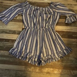 So cute!!  Off the shoulder stretchy romper
